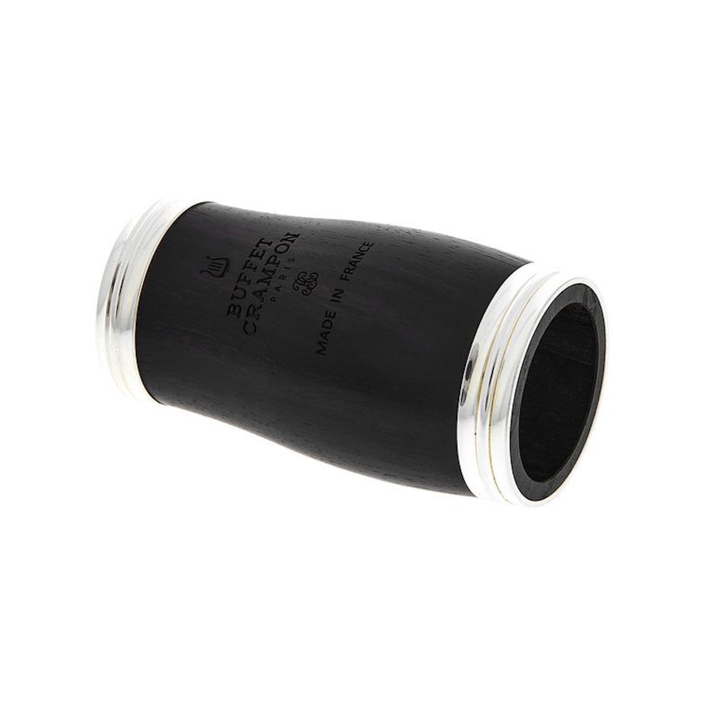 Buffet Rondo Barrel in Grenadilla on side