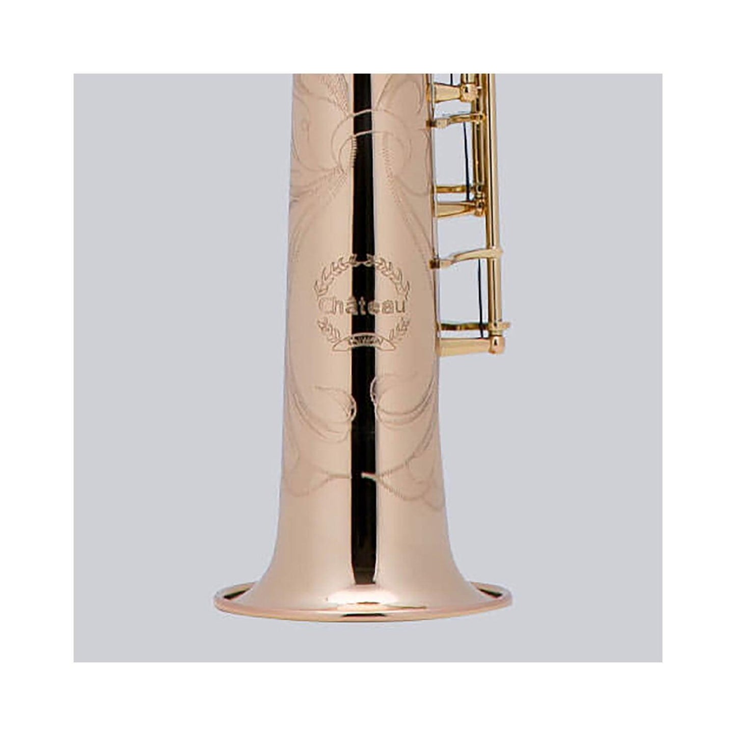 Chateau Straight Soprano Saxophone CSS-90L Bell Closeup