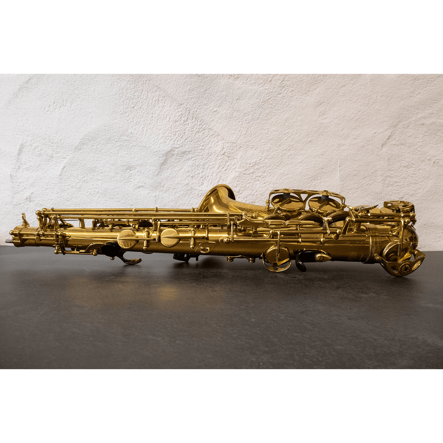 Selmer Paris Mark VII - full view - back - on side - left facing