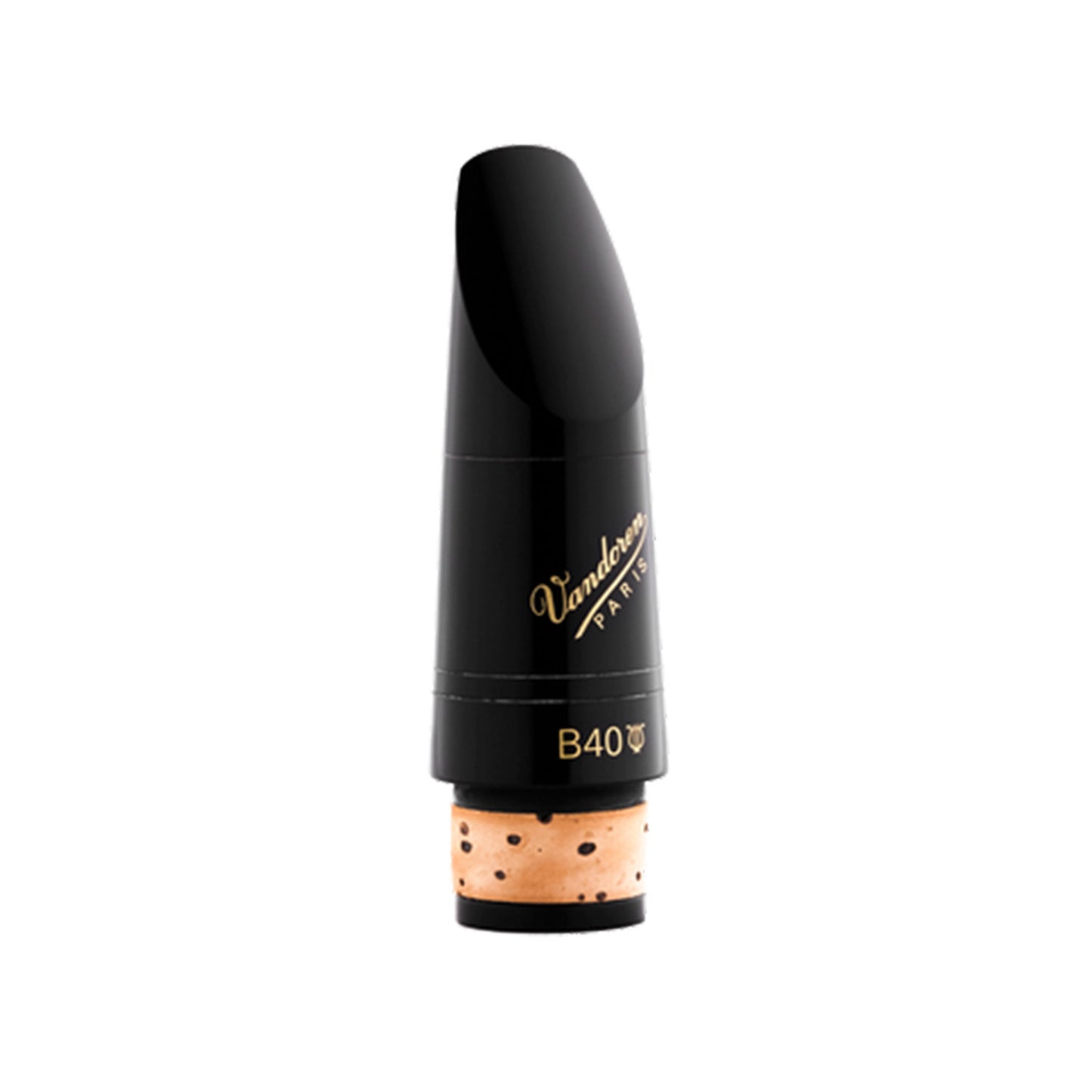 Vandoren B40 Lyre 13 clarinet mouthpiece against white background