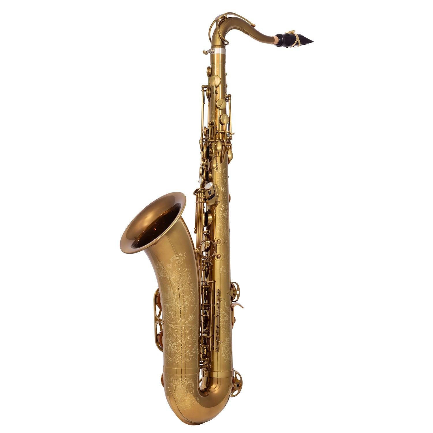 Selmer Paris Limited Edition NYC Signature Tenor Saxophone Full View Back Tilted