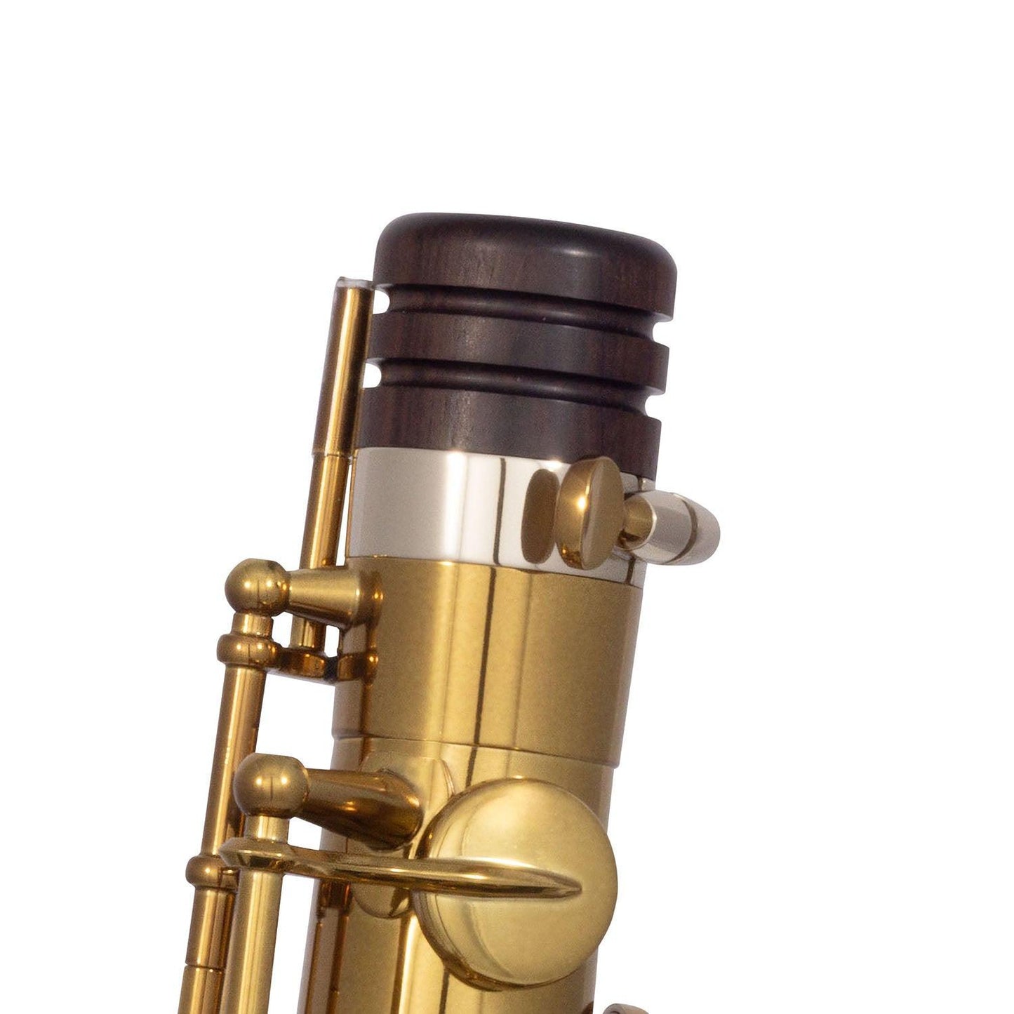 Selmer Paris Limited Edition NYC Signature Tenor Saxophone Endocarp and Neck ring closeup
