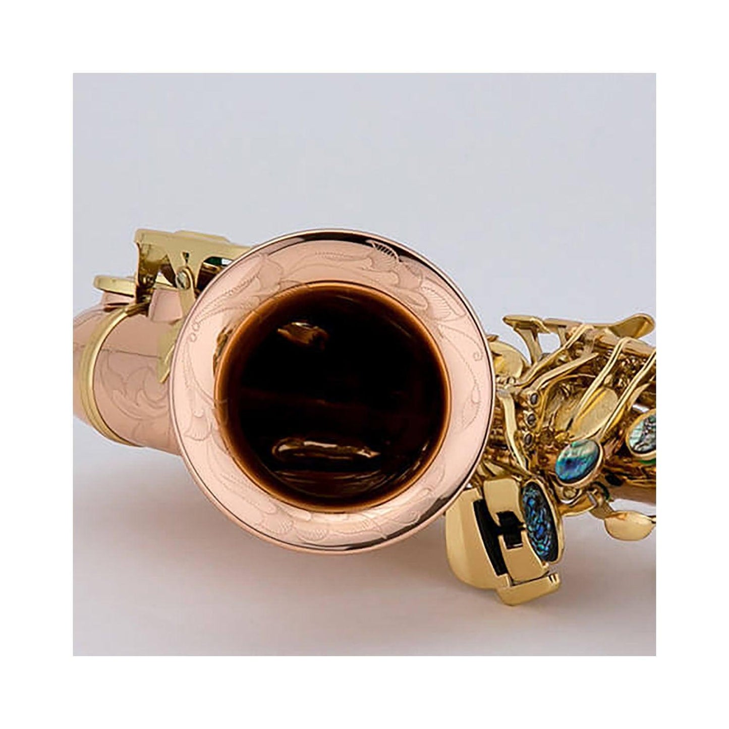 Chateau CCS-90L Curved Soprano Saxophone Bell End View