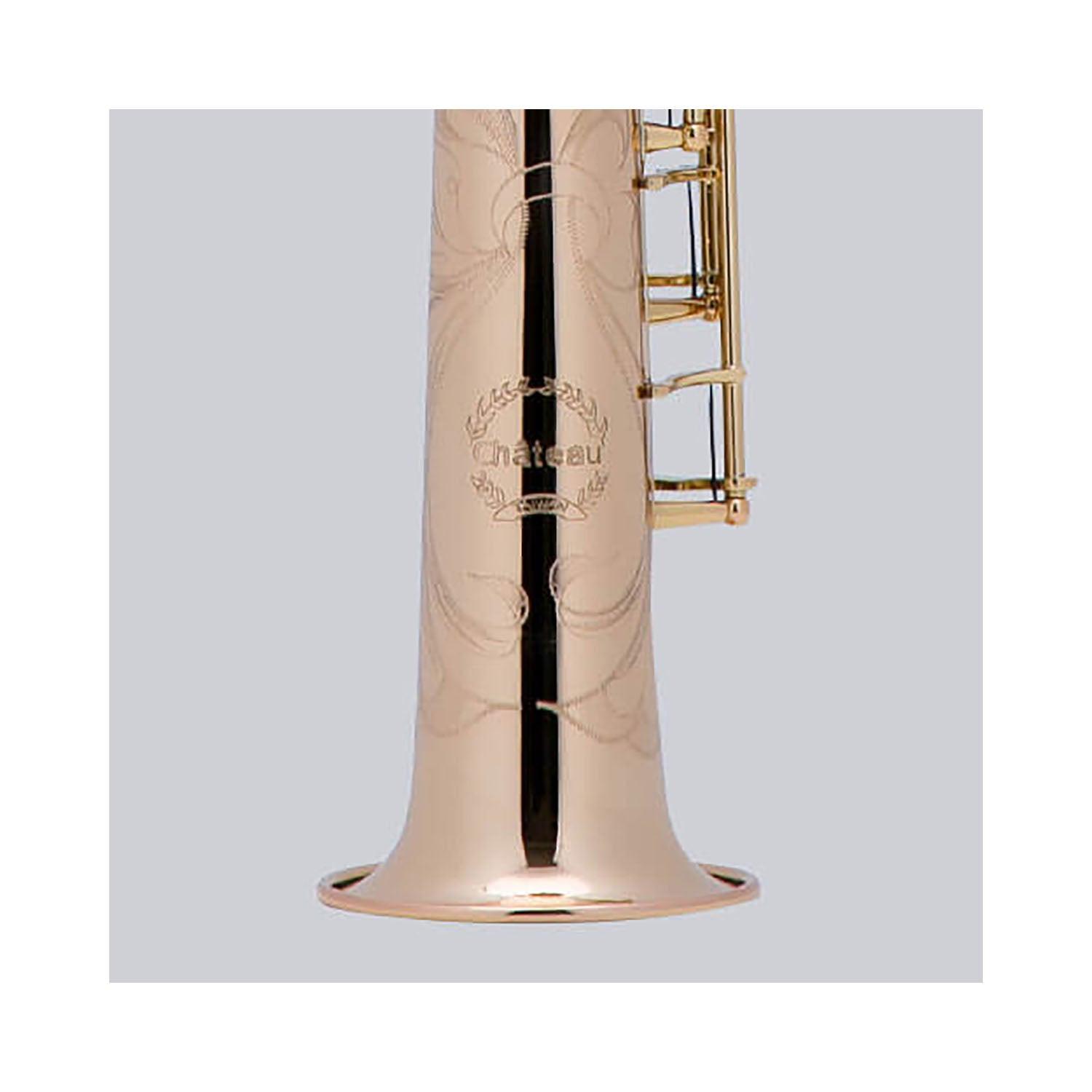 Chateau Straight Soprano Saxophone CSS-90L Bell Closeup