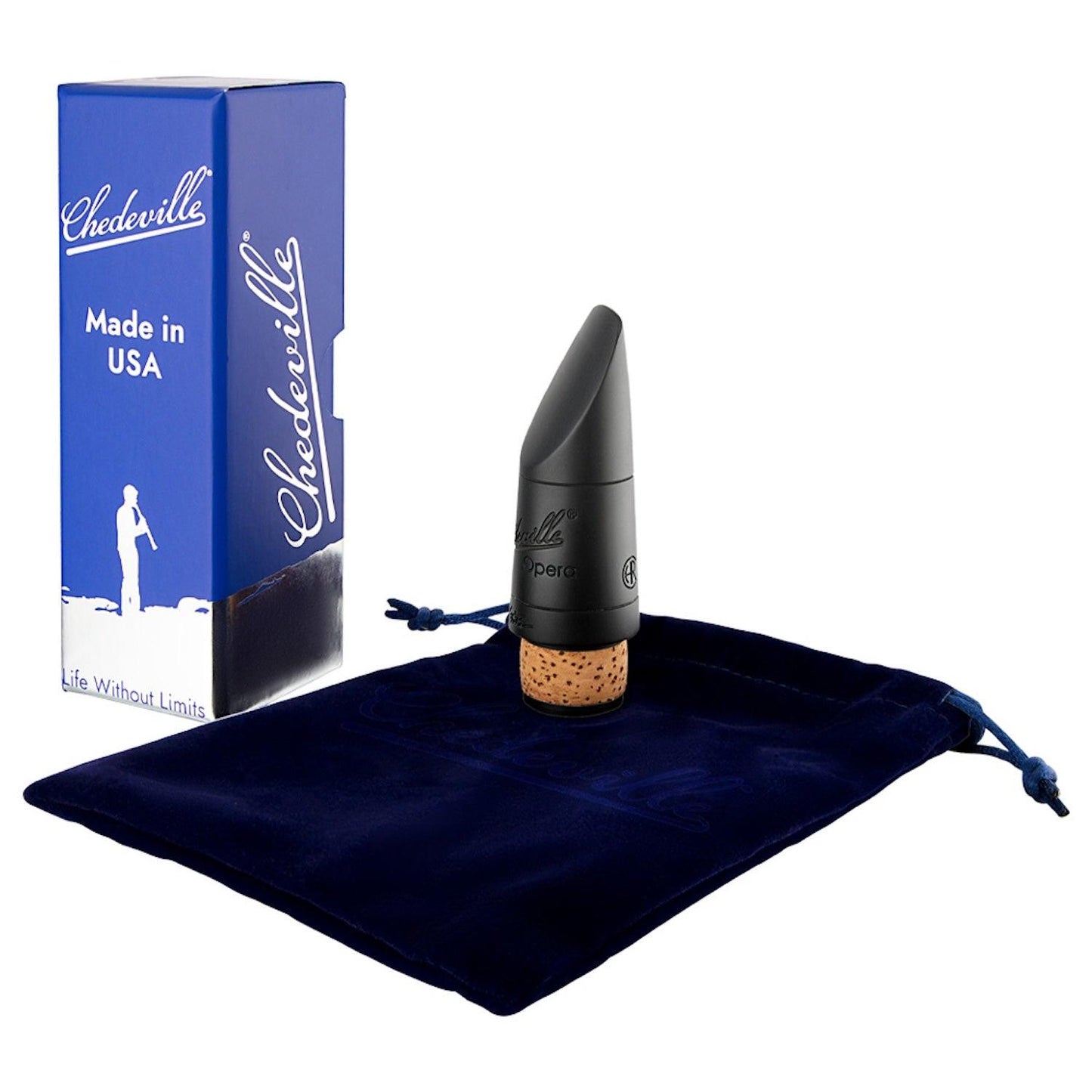 Chedeville Kanter Opera Mouthpiece - with bo and velvet bag