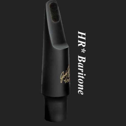 Jody Jazz HR* Baritone Sax mouthpiece on black background