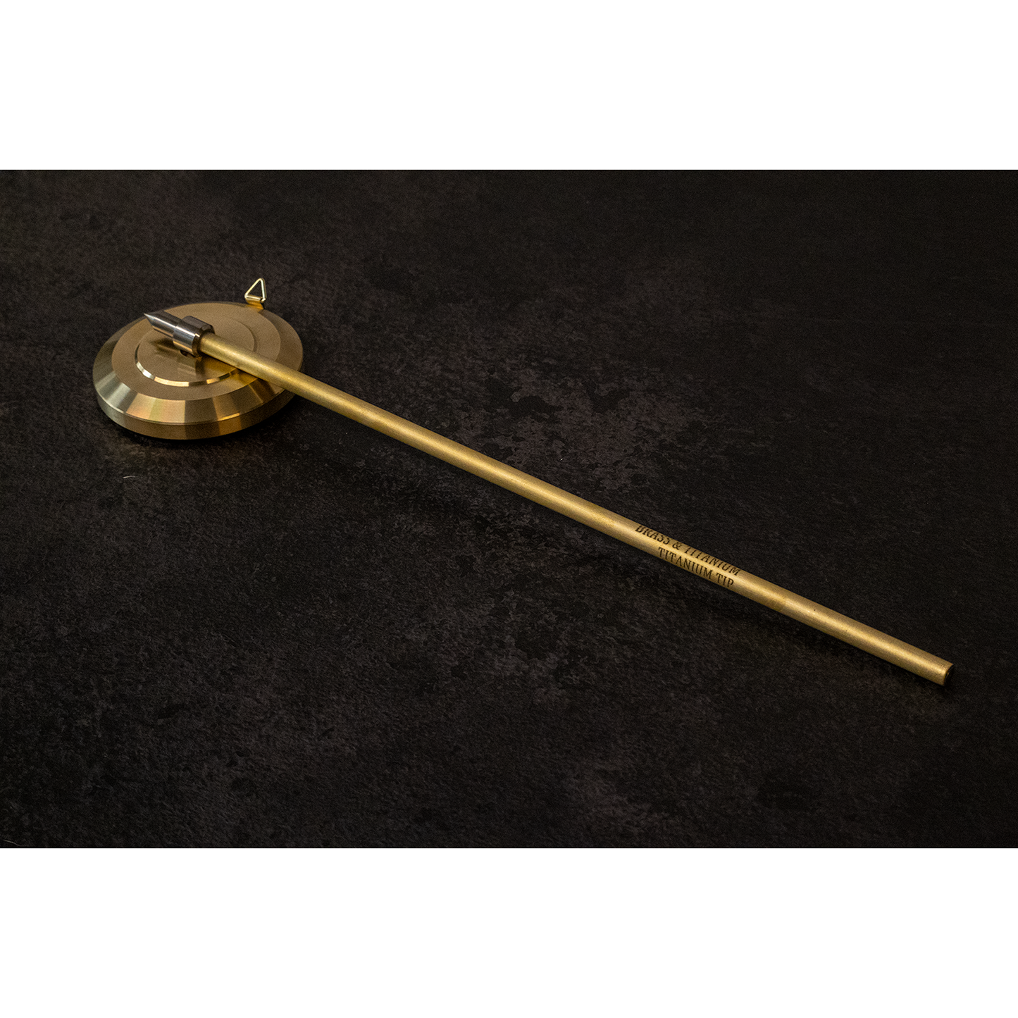 Mitsuke Endpin - Brass and Titanium with Titanium Tip on stopper