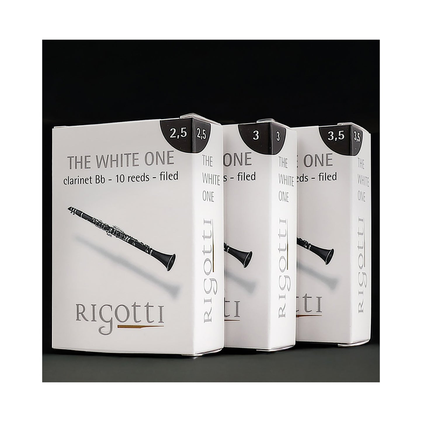 Rigotti The White One Clarinet Reeds 3 Boxes