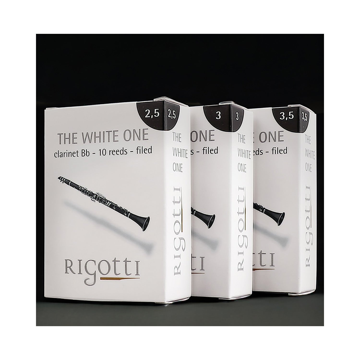Rigotti The White One Clarinet Reeds 3 Boxes