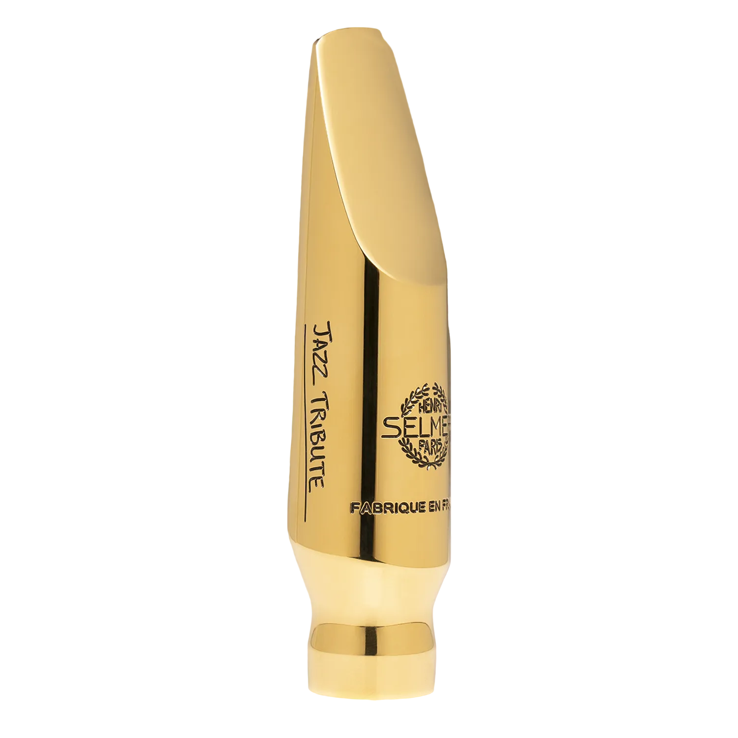 Selmer Paris Jazz Tribute Tenor Sax Mouthpiece (Gold Plated) Front-to-Side Profile