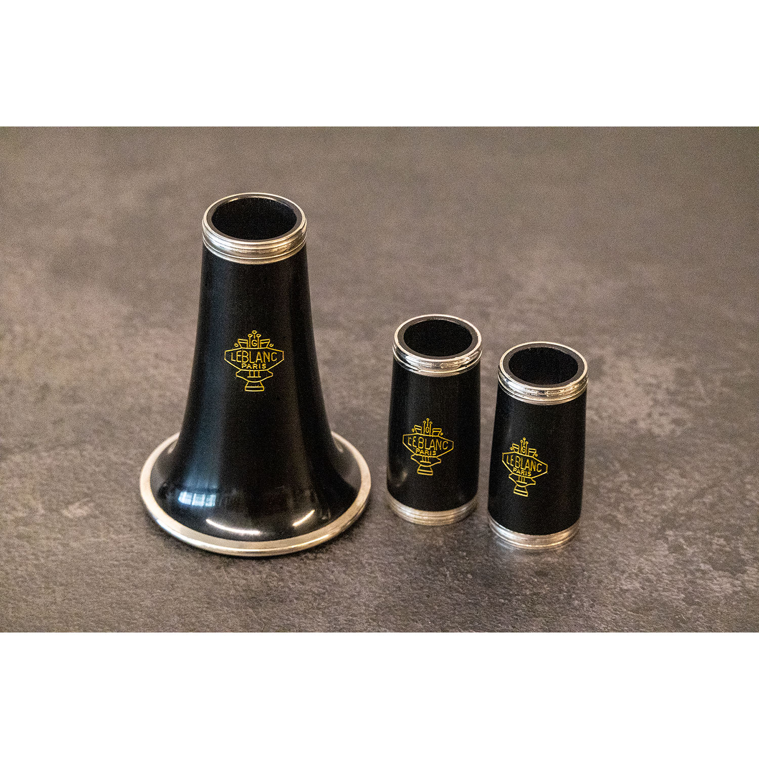 Leblanc L7 A Clarinet - Bell and two barrels close up
