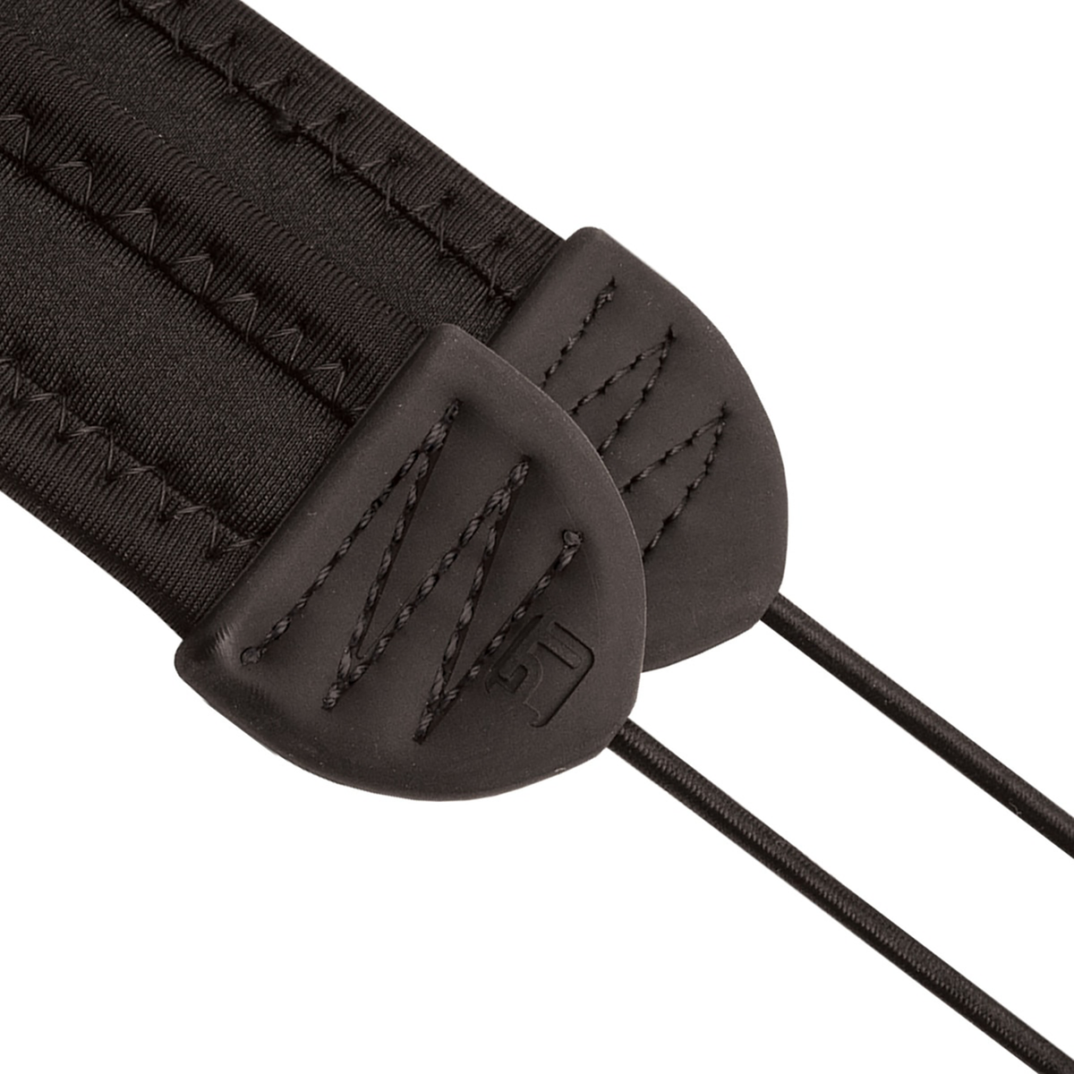 Neck strap string enforcement close up