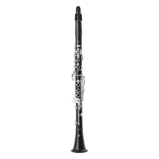 Full length photo of Uebel Superior II Bb clarinet on a white background