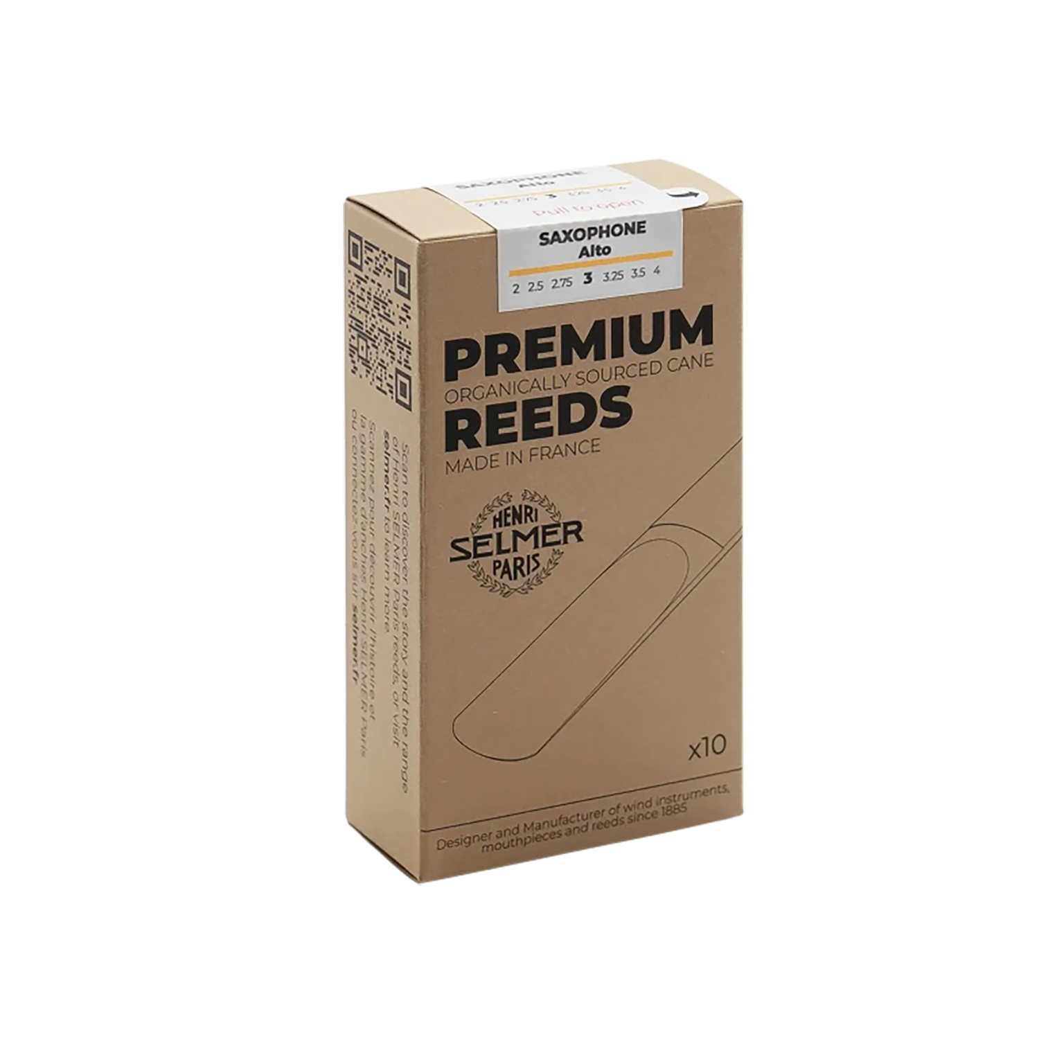 Selmer Paris Premium Alto Saxophone Reeds | New York City Woodwinds, LLC