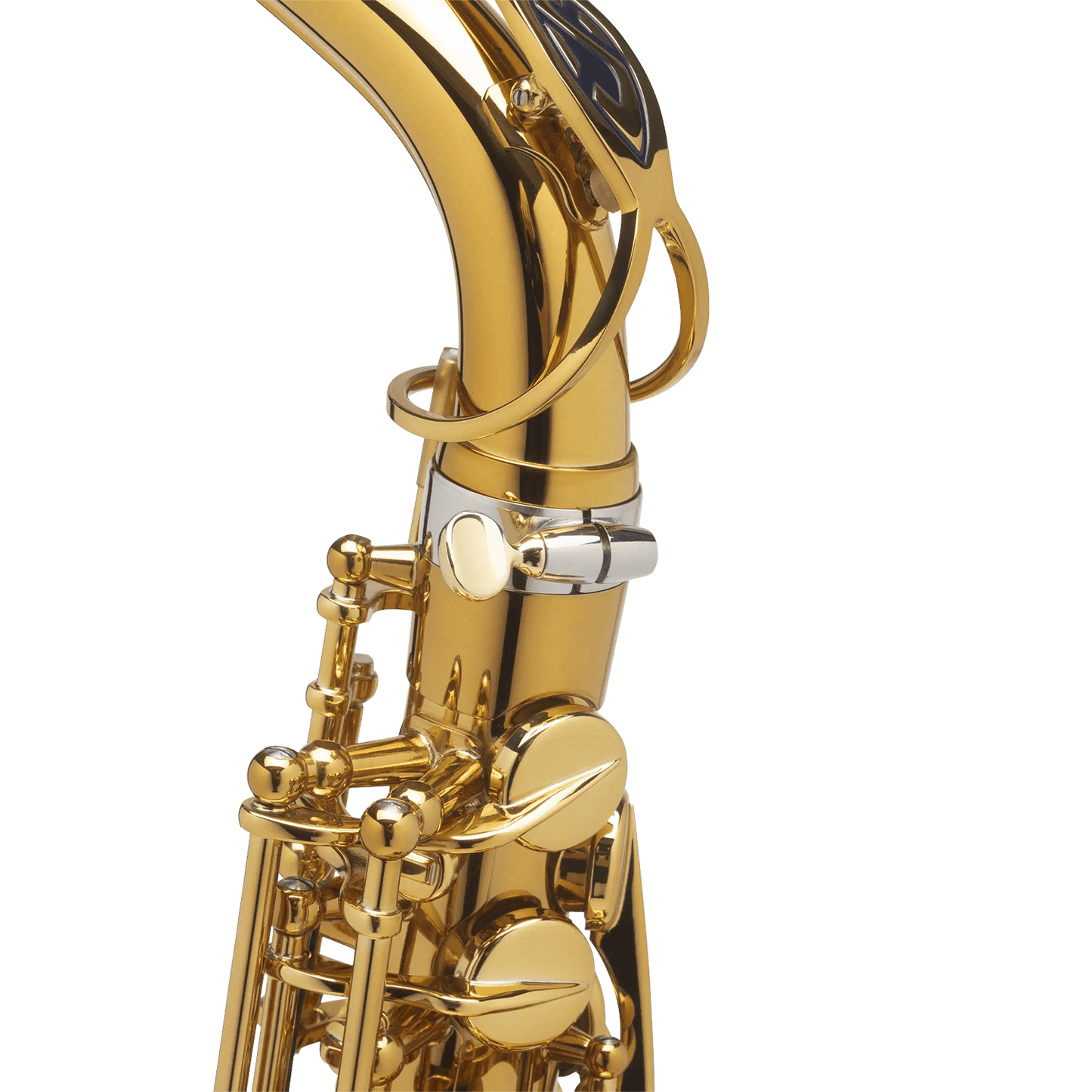Selmer Paris Supreme Alto Sax - neck joint close up 