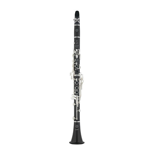 Clarinet on a white background