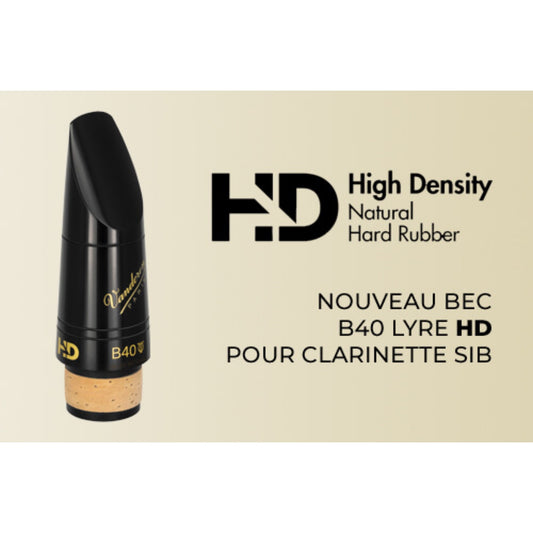 Vandoren B40 Lyre HD Bb clarinet mouthpiece