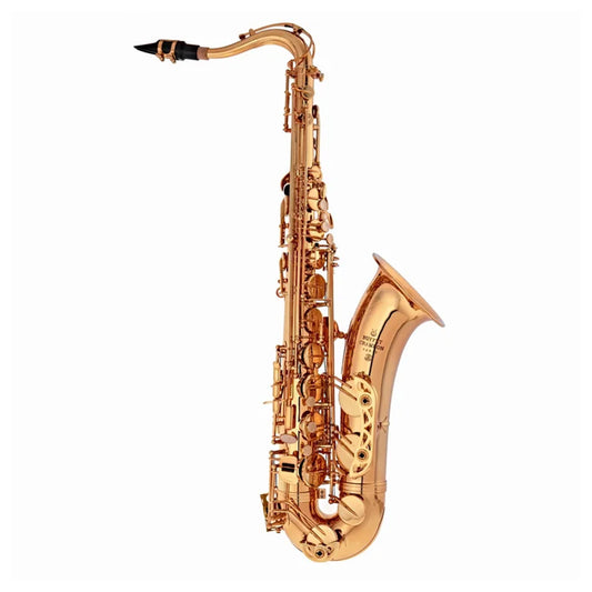full right hand side view of Buffet 400 tenor saxophone in lacquer finish